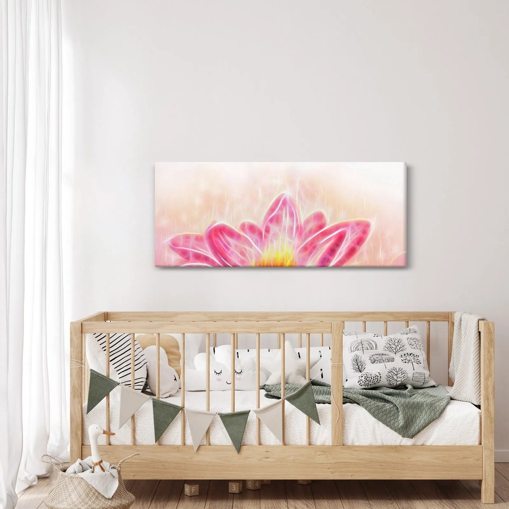 Tablou - Floare de lotus (120x50 cm)