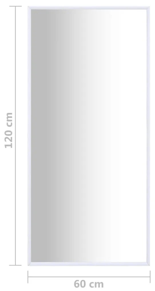 Oglinda, alb, 120x60 cm 1, Alb, 120 x 60 cm