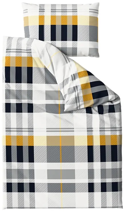 Lenjerie de pat din microfibra GREY LINE gri Dimensiune lenjerie de pat: 70 x 90 cm | 140 x 200 cm