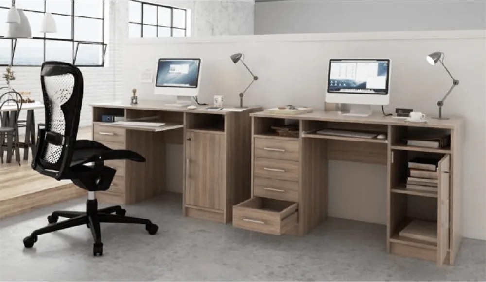 masă PC, stejar sonoma, B9 NEW