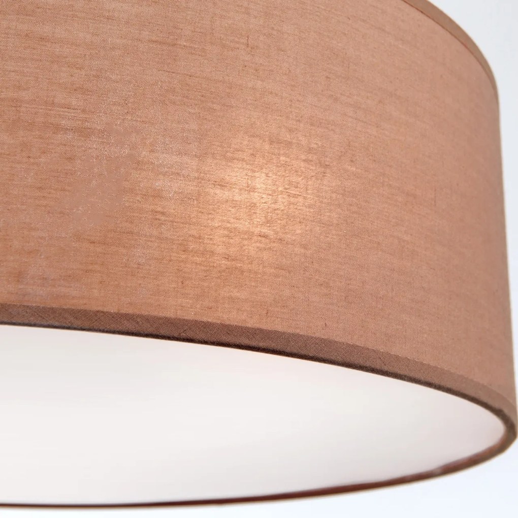 Lustra suspendata design modern Ufo 50cm maro