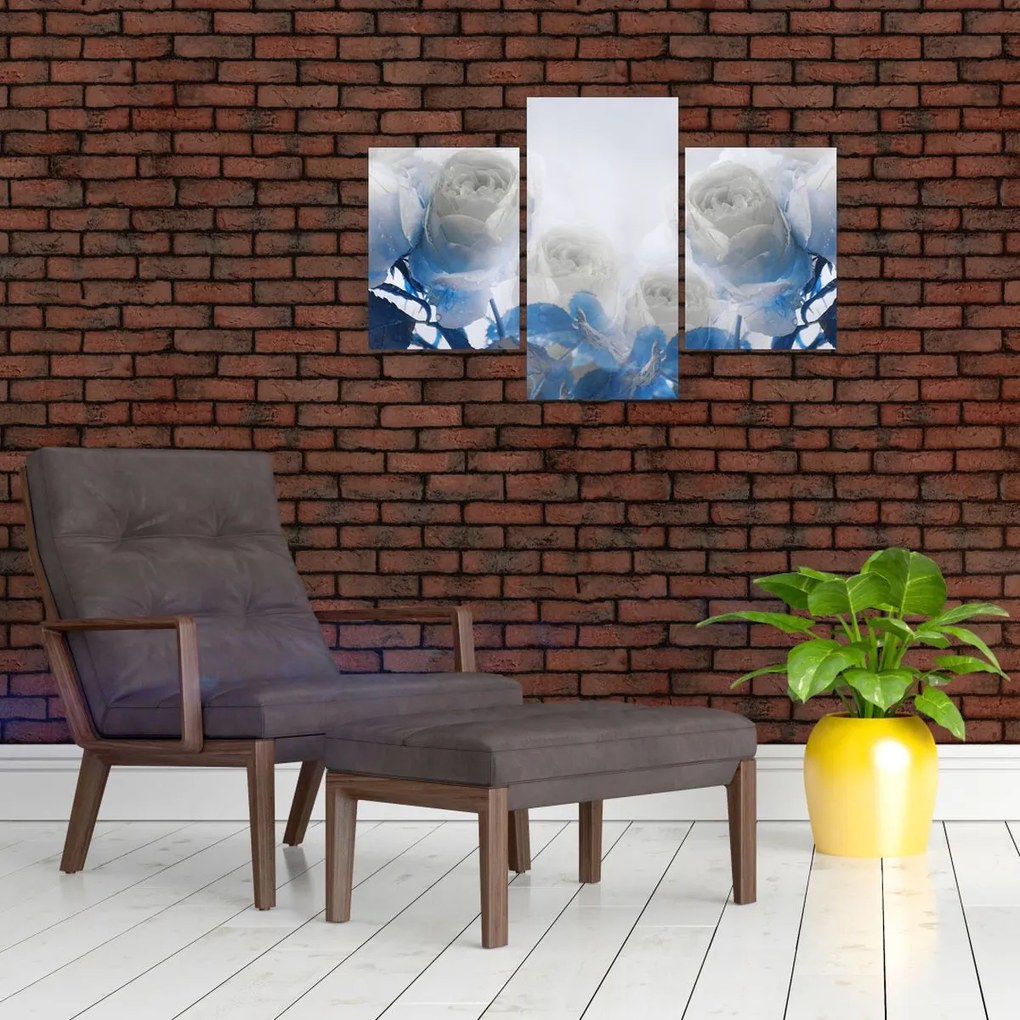 Tablou - Trandafir alb (90x60 cm)