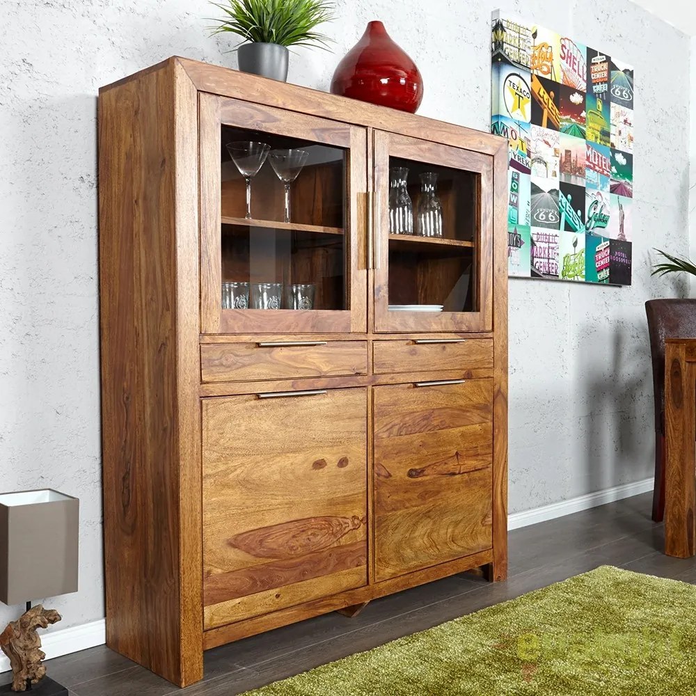 Dulap sufragerie din lemn de trandafir Lagos 120cm A-22685 VC