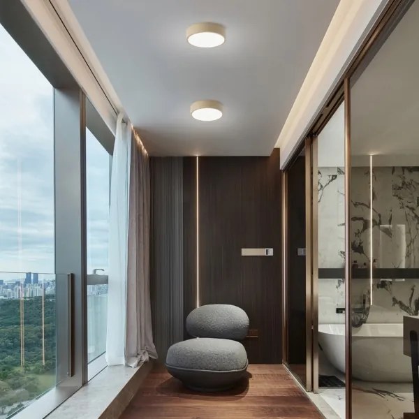 Brilagi - Plafonieră LED POOL LED/18W/230V 3000/4500/6000K, diam. 20 cm, bej