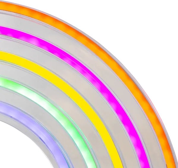 Atmosphera - Decorațiune de perete LED neon RAINBOW LED/5V