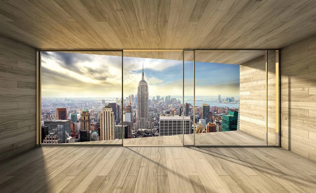 Fototapet - New York Panorama View (152,5x104 cm), în 8 de alte dimensiuni noi
