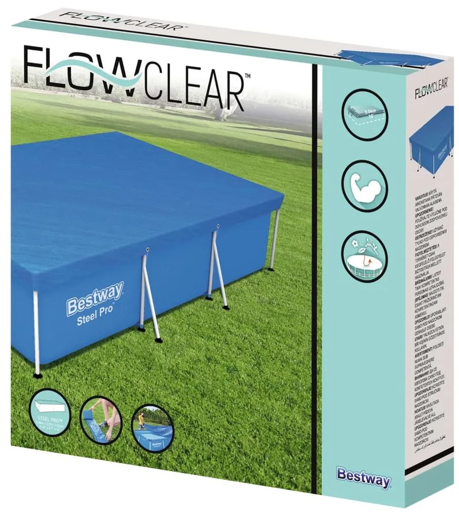 Bestway Prelata de piscina Flowclear, 304x205x66 cm