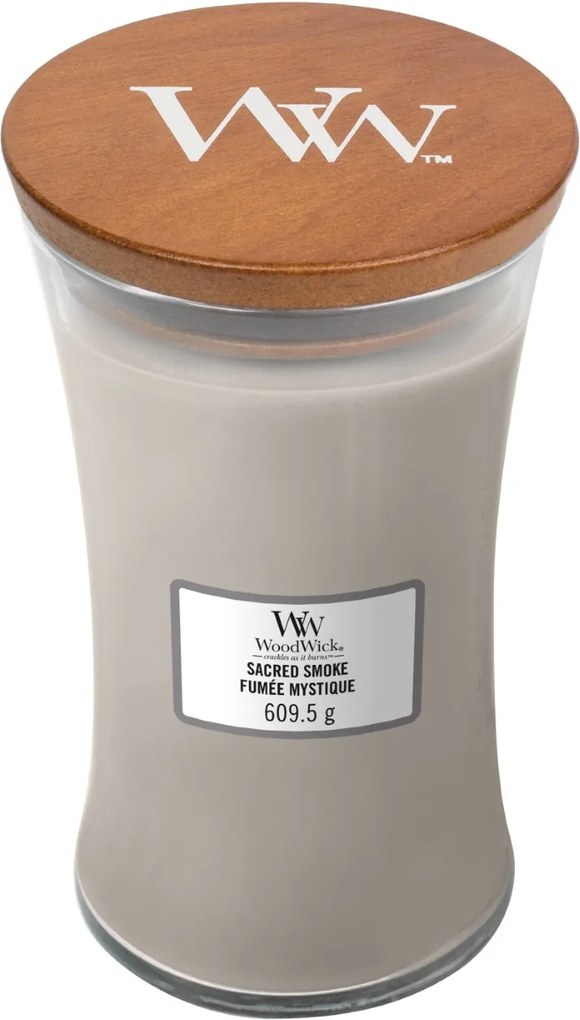 WoodWick lumanare parfumata Sacred Smoke vaza mare