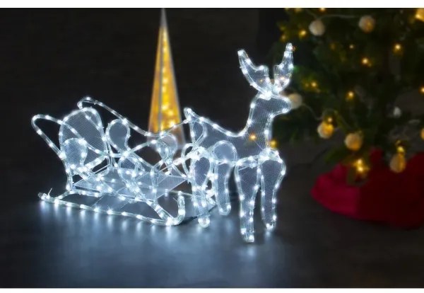 Decorațiune LED de Crăciun de exterior Retlux LED/12W/230V IP44 ren