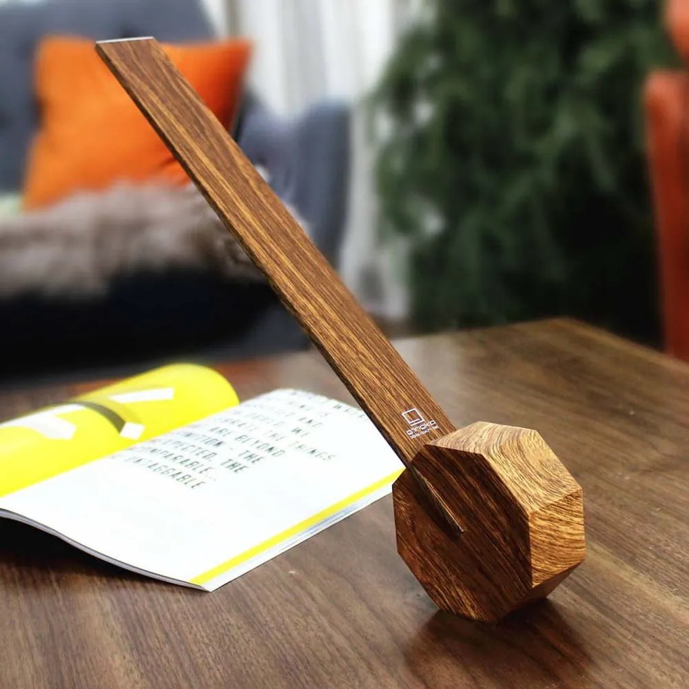 Veioză maro deschis LED (înălțime 38 cm) Octagon One – Gingko