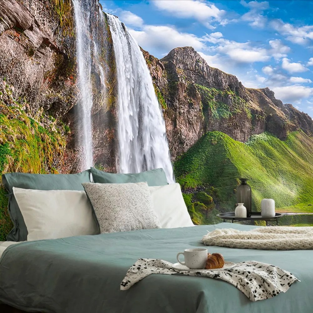 Fototapet autoadeziv cascada Seljalandsfoss