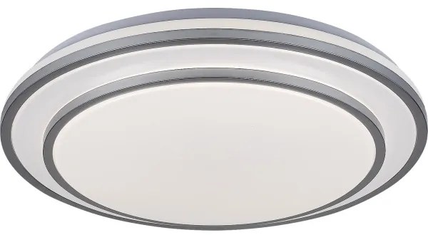 Rabalux 2131 - Plafonieră LED dimabilă LUPITA LED/40W/230V argintie + telecomandă