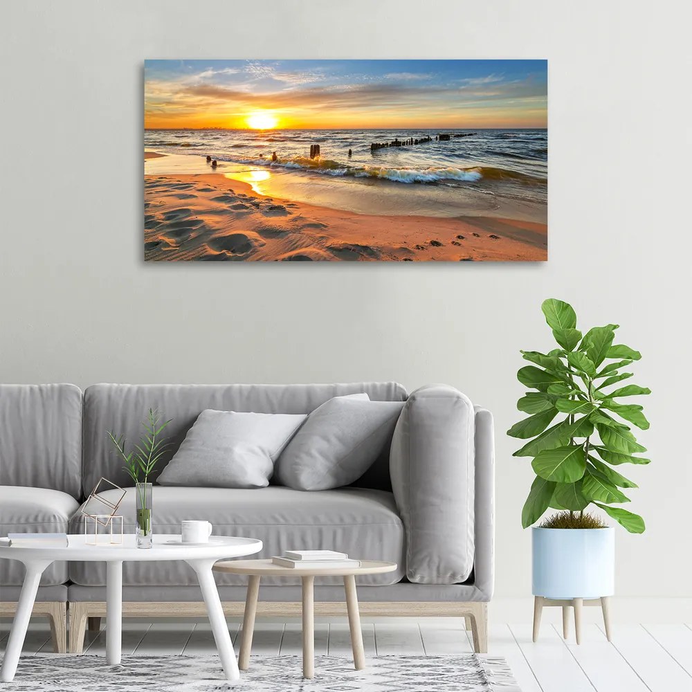 Pictură pe pânză Sunset beach