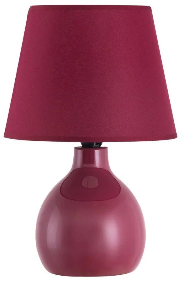 Veioza, lampa de masa design modern Ingrid rosu