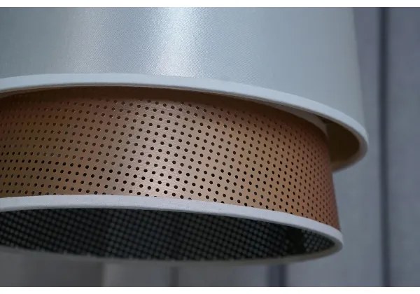 Lustră aplicată BELL Duolla SHINY 1xE27/15W/230V d. 25 cm alb/cupru