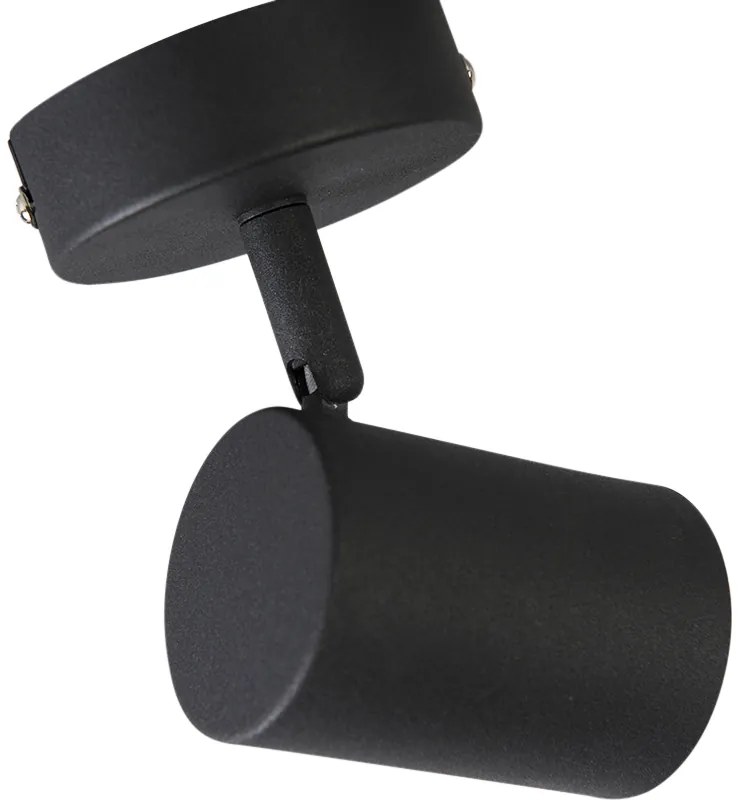 Spot inteligent negru incl. WiFi GU10 reglabil - Jeana