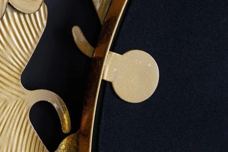 Oglinda de perete decorativa Ginkgo Leafs 70cm, auriu