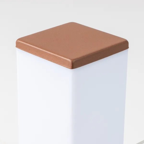 Brilagi - Lampă de exterior cu senzor NOVA, 1 x E27, 15 W, 230 V, 40 cm, IP44, maro