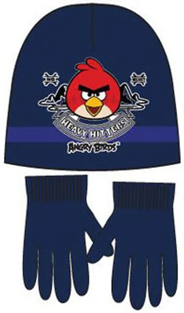 Angry Birds Heavy Hitters set de căciulă + mănuși pentru copii 54 cm