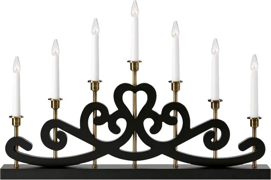 Decorațiune luminoasă de Crăciun neagră Nightfall – Markslöjd