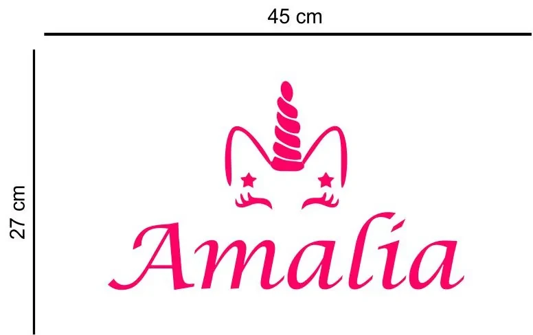 Sticker perete personalizat My Name Girl 5