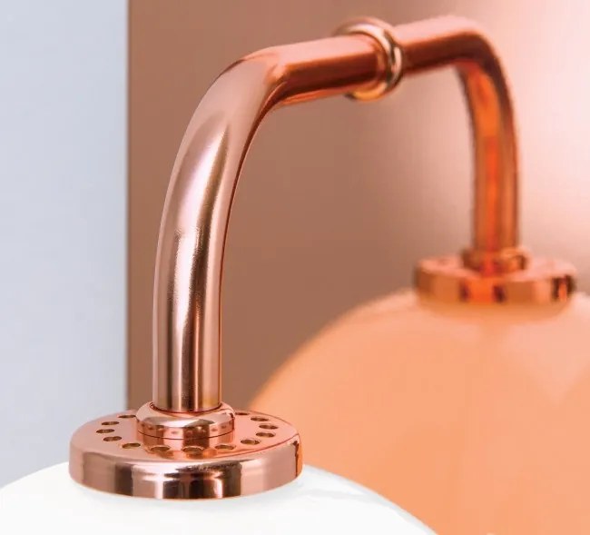 Aplica de perete design modern PIPES, copper