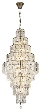 Searchlight 1500-13AB - Candelabru cu lanț EMPIRE, 13xE14/60W/230V