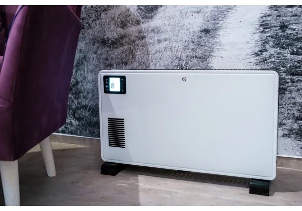 Convector electric 1000/1300/2300W LCD/temporizator/TURBO/termostat Brilagi + telecomandă