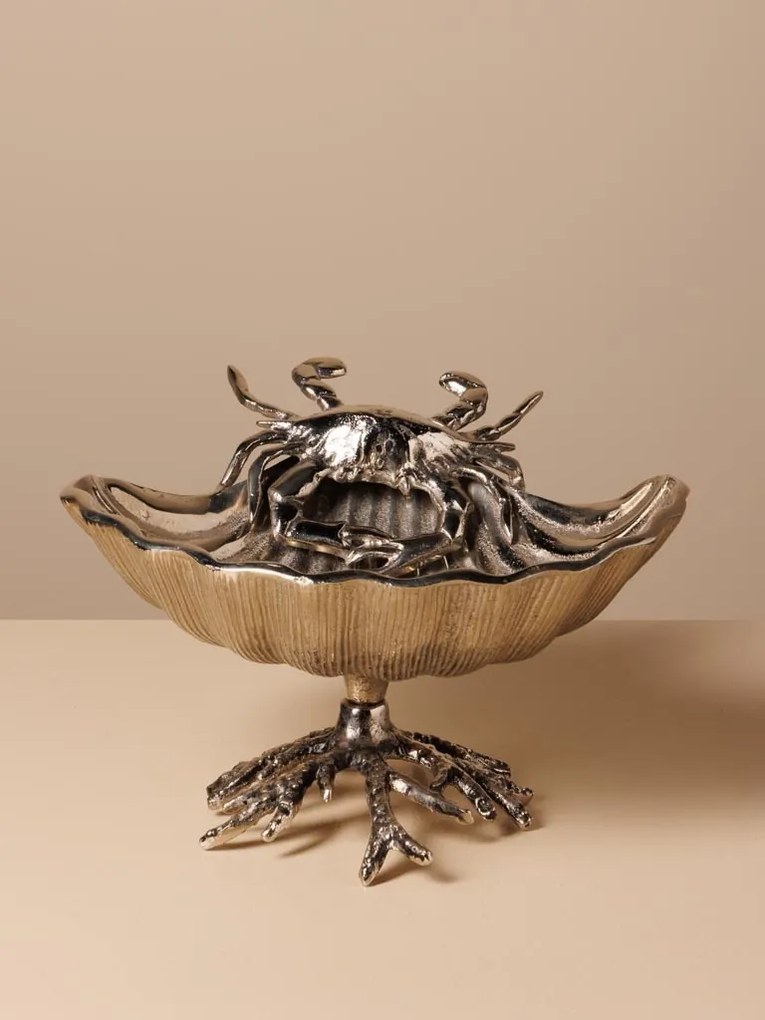 Bol decorativ din aluminiu, Crab