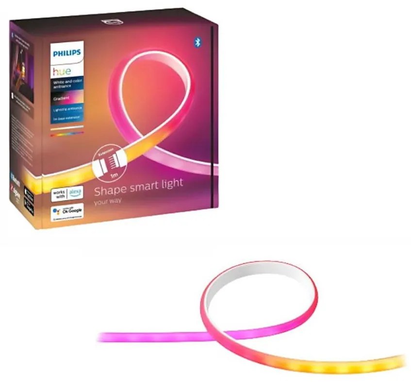 Set de bază - Bandă LED RGBW Philips Hue WACA, 20W, 230V, 2 m, dimabilă