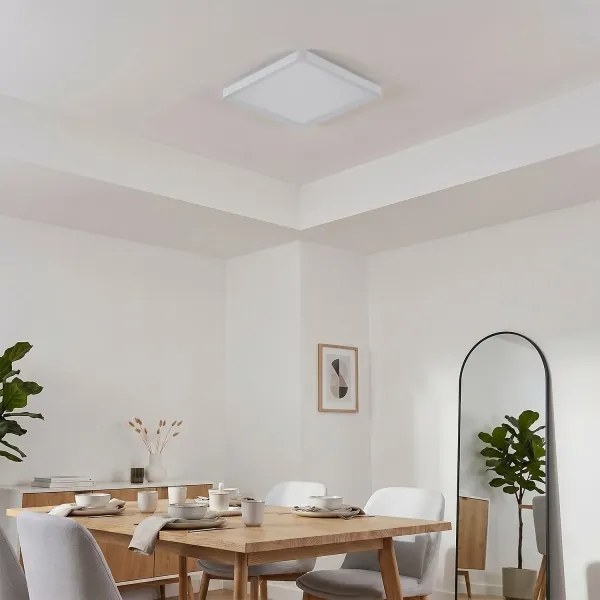 BRILAGI - Plafonieră LED reglabilă ESTELA SQUARE, 36 W, 230 V, 31 x 31 cm, alb + telecomandă