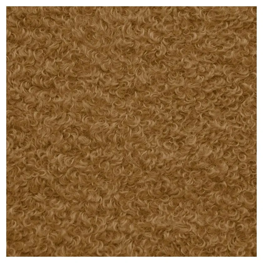 Fotoliu bean bag maro cu tapițerie din țesătură bouclé Sofa Tube – SLOWDOWN