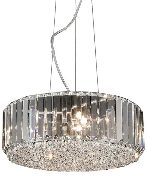 Lustră de cristal pe lanț Brilagi GLAMOUR 5xG9/42W/230V