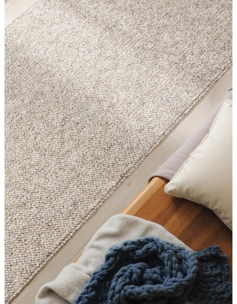 Covor tip traversă gri/crem lavabil 80x240 cm Rocco Dark Cream – Elle Decoration