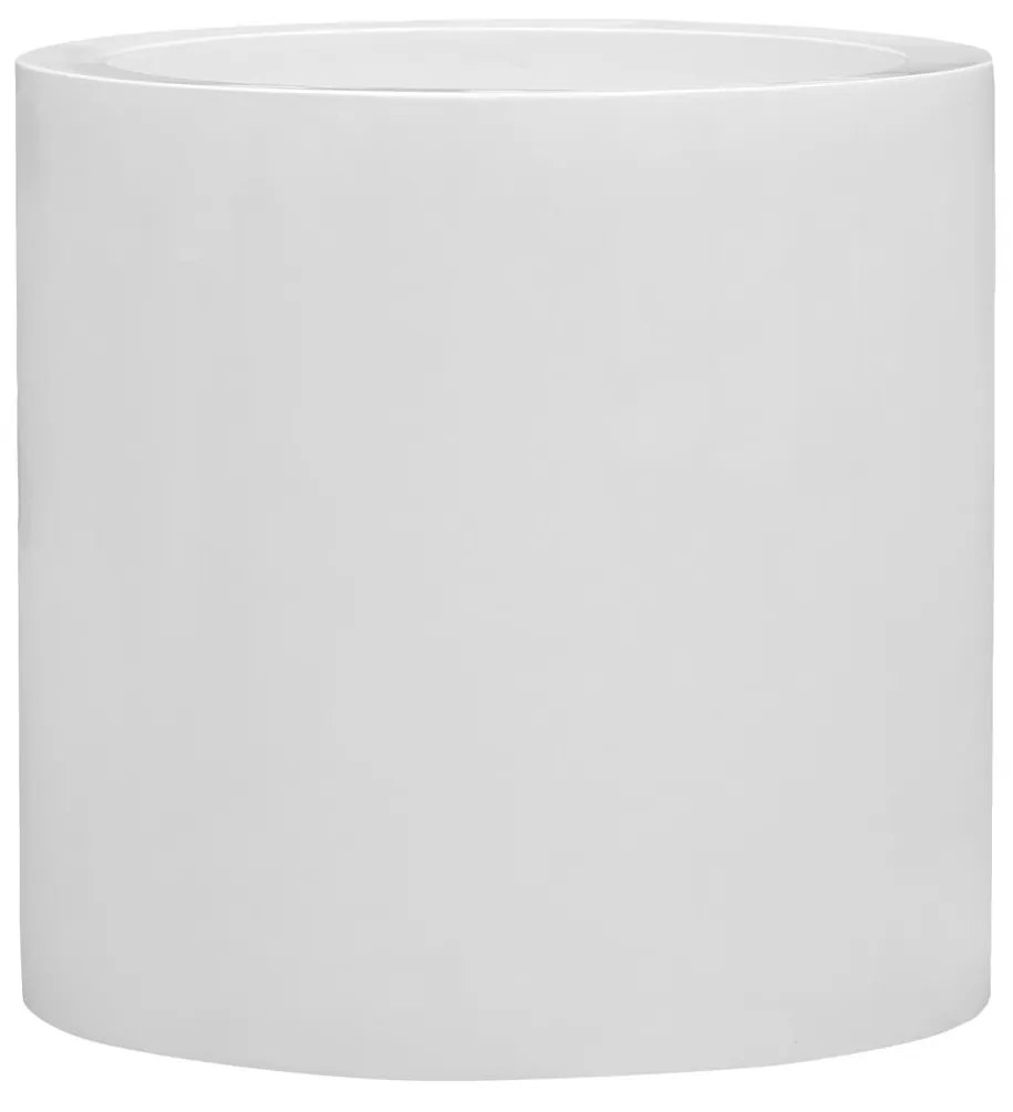 Ghiveci Jumbo Max, alb lucios, dimensiuni multiple - PotteryPots Mărime: L - v. 90 cm, ⌀ 90 cm
