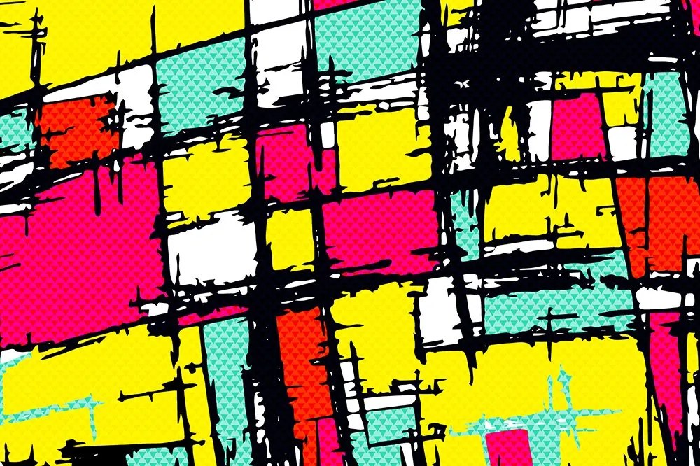 Tapet autoadeziv pop-art de stil