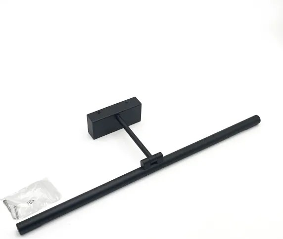 Lampă LED pentru oglindă de baie MIRROR, 8W/230V, 4000K, IP44, 60 cm, negru