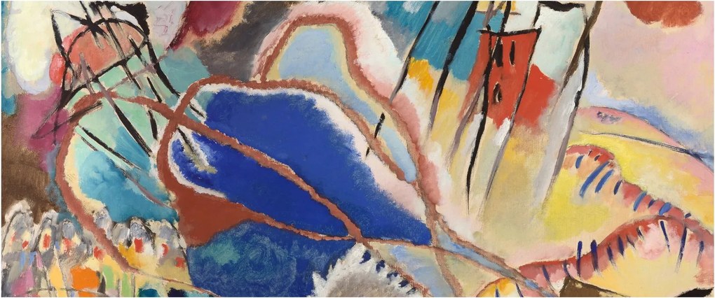 Tablou - Vasily Kandinsky, Improvisation No. 30 (Cannons), reproducere (120x50 cm)