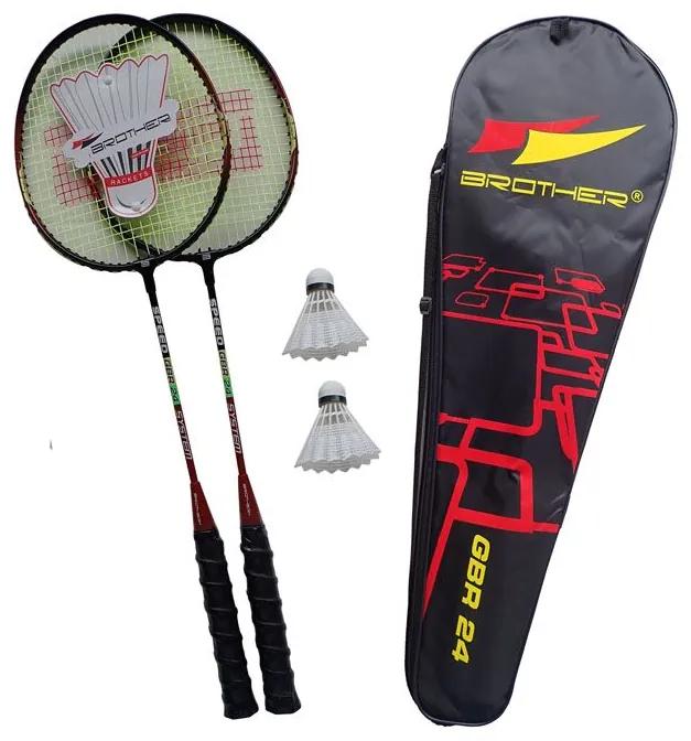 Set badminton - 2 palete ALU + coș
