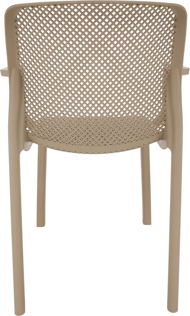 Scaun stivuibil, gri-maro / plastic, FRENIA
