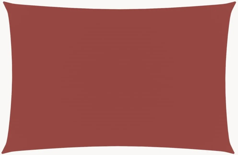 vidaXL Parasolar, cărămiziu, 3x6 m, țesătură oxford, dreptunghiular