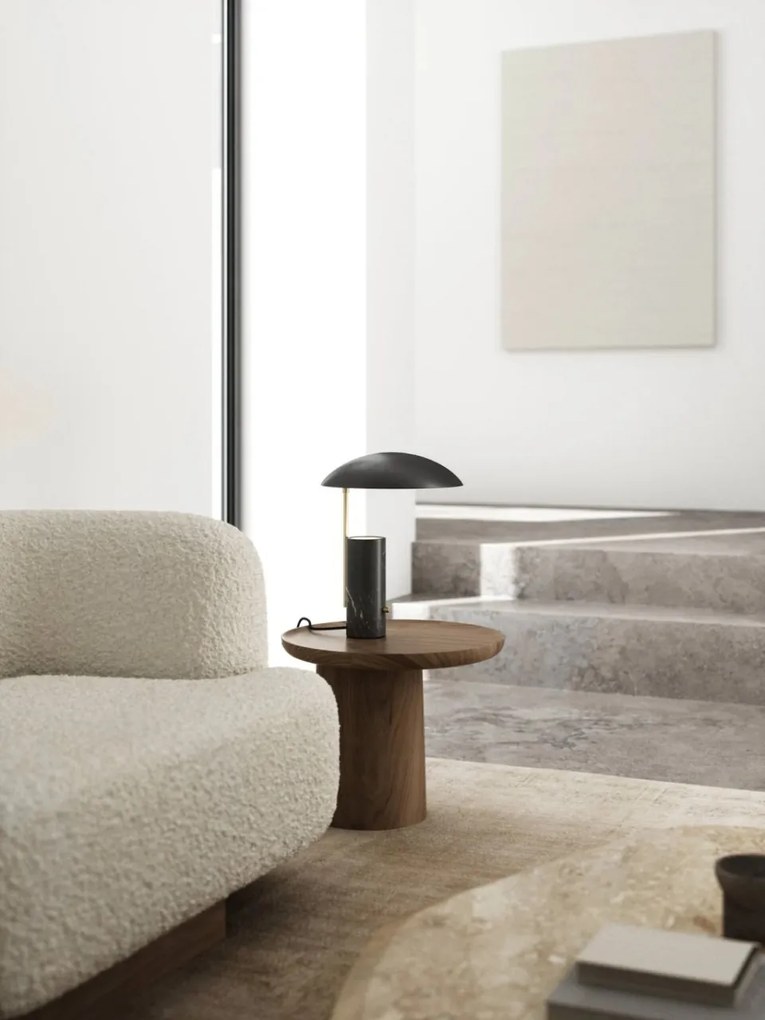 Veioza, lampa de masa design modern Mademoiselle negru
