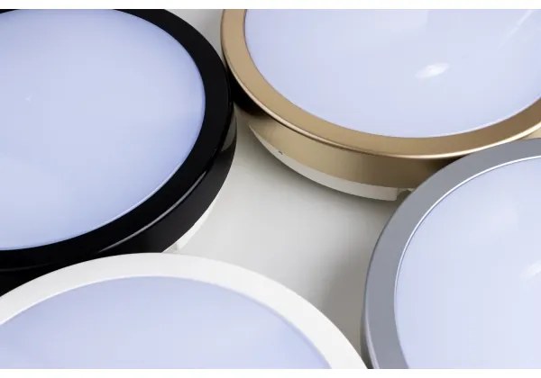 Plafonieră LED pentru baie Brilagi PERA 18W/230V d. 22 cm IP65 argintiu