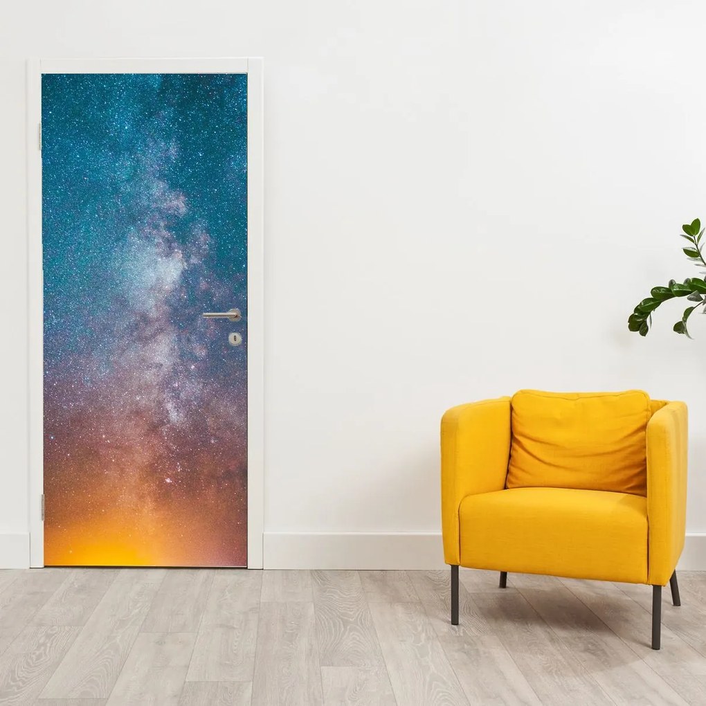 Fototapet pentru ușă - Calea Lactee (95x205cm)