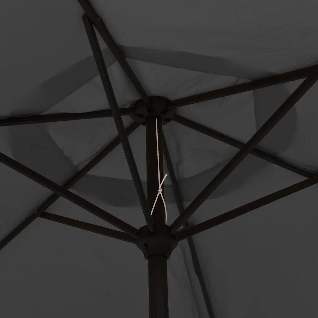 Umbrela de soare de exterior, stalp din metal, 300 cm, antracit Antracit