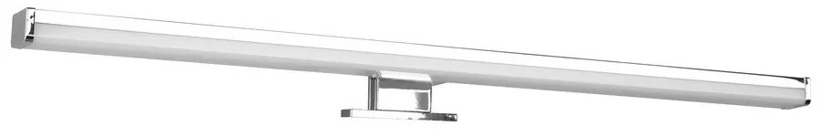 Aplică de perete argintiu-lucios LED (lungime 60 cm) Lino – Trio