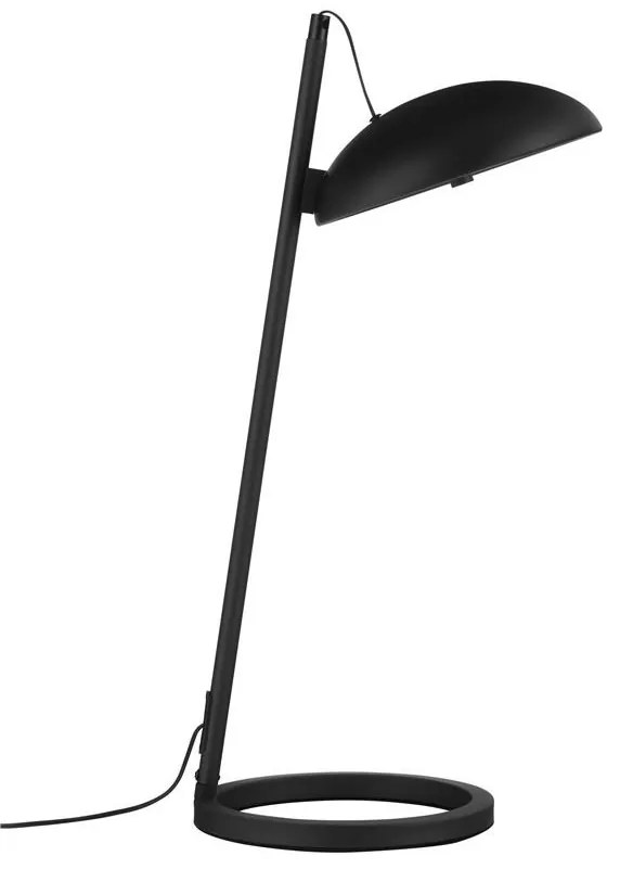 Veioza, lampa de masa LED Flute negru