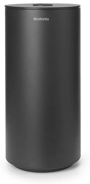 Suport hartie igienica Brabantia MindSet Mineral 1005676, Dublu, Montaj podea sau perete, Finisaj mineral, Gri inchis
