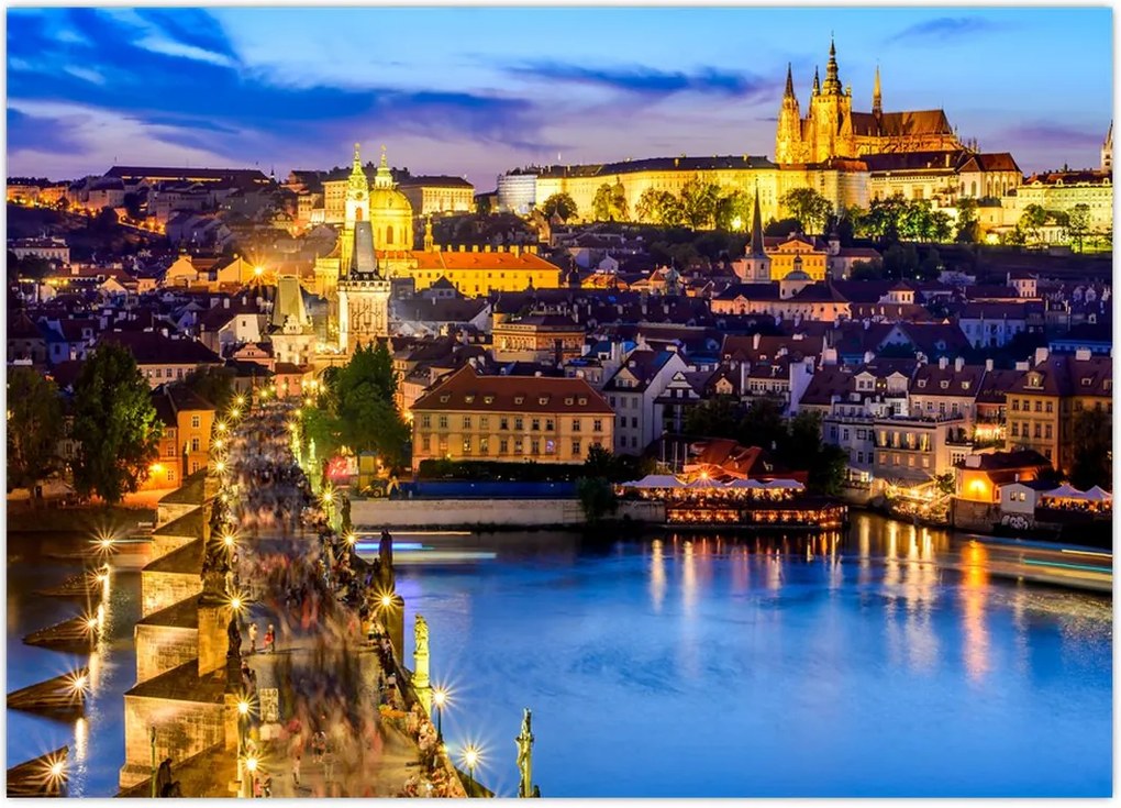 Tablou - Podul Carol, Praga, Republica Cehă (70x50 cm)