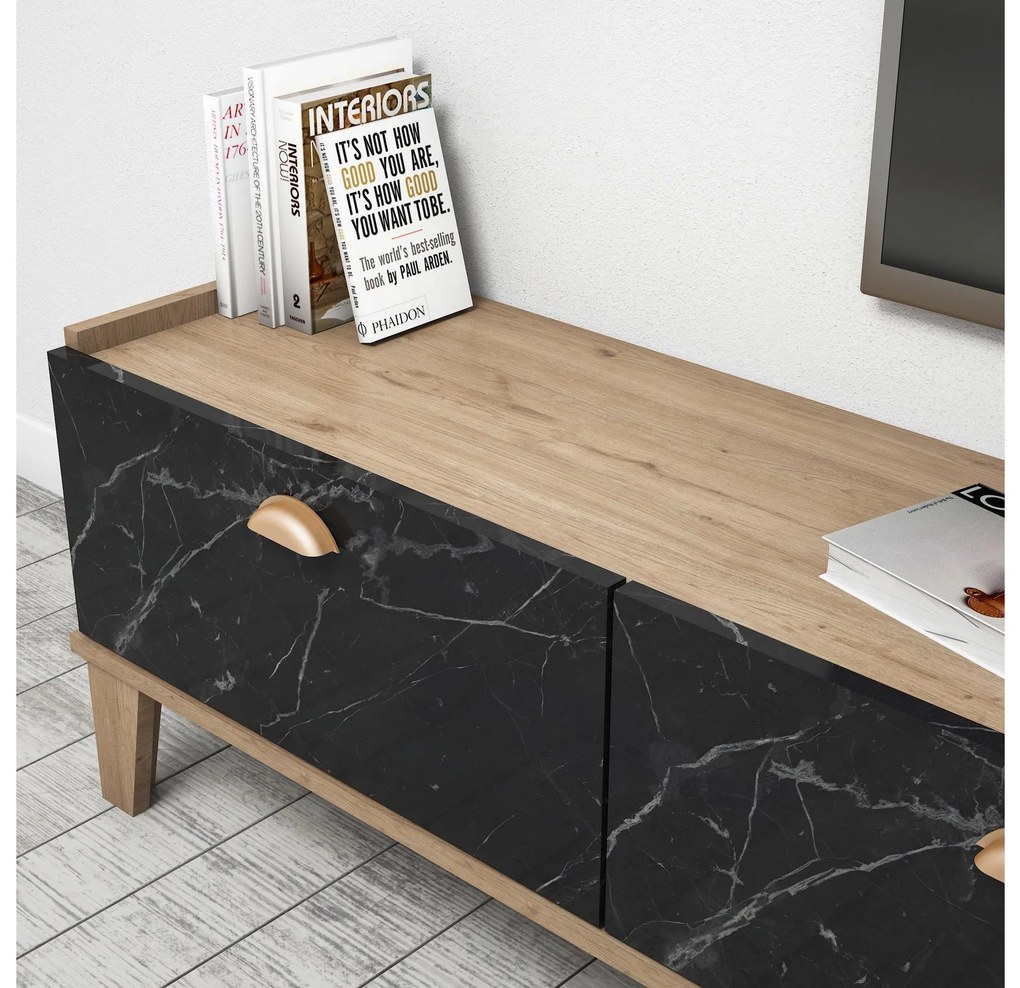 Mobilier living Summer (stejar + marmură). 1088302